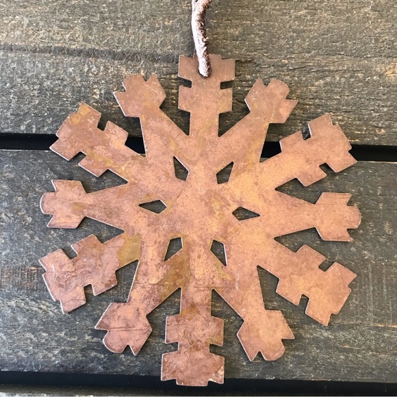 Brown Rustic Metal Ornaments Country Farmhouse Decor Bundle of 11 - Picture 4 of 14